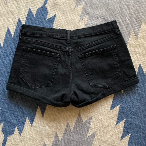 Gap Washed Black Jean Shorts - Picture 2 of 4